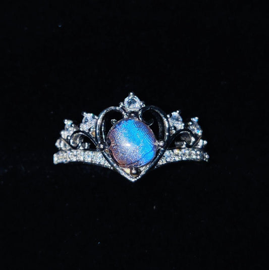 Big Blue Morpho Butterfly Ring Customized