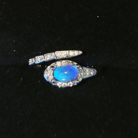 Big Blue Morpho Butterfly Ring Customization